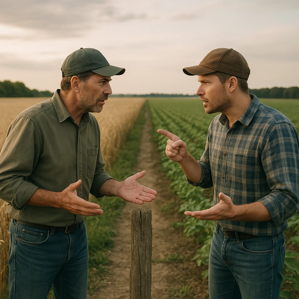 Spór o miedzę i granice działki rolnej – jak rozwiązać konflikt z sąsiadem