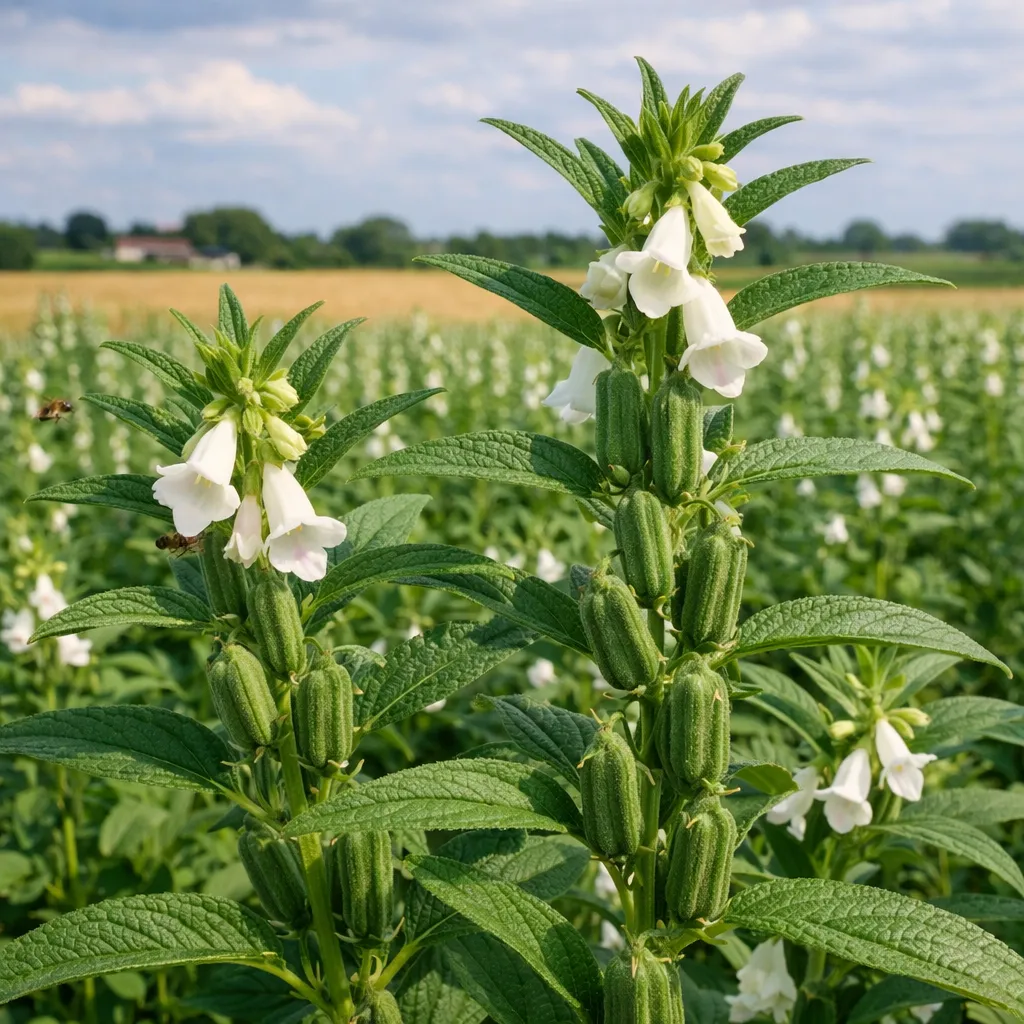 Sezam indyjski – Sesamum indicum (roślina oleista)