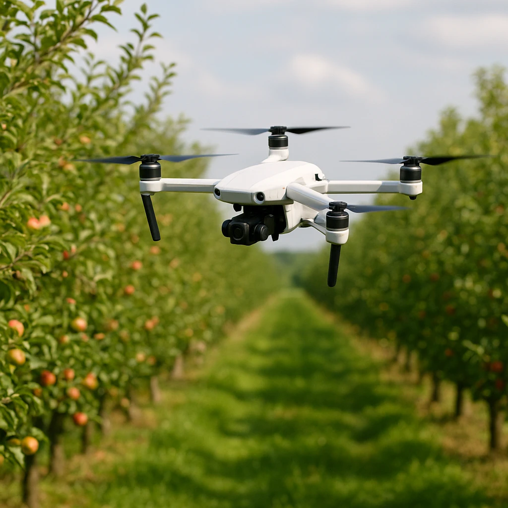 Zastosowanie dronów w monitoringu sadów