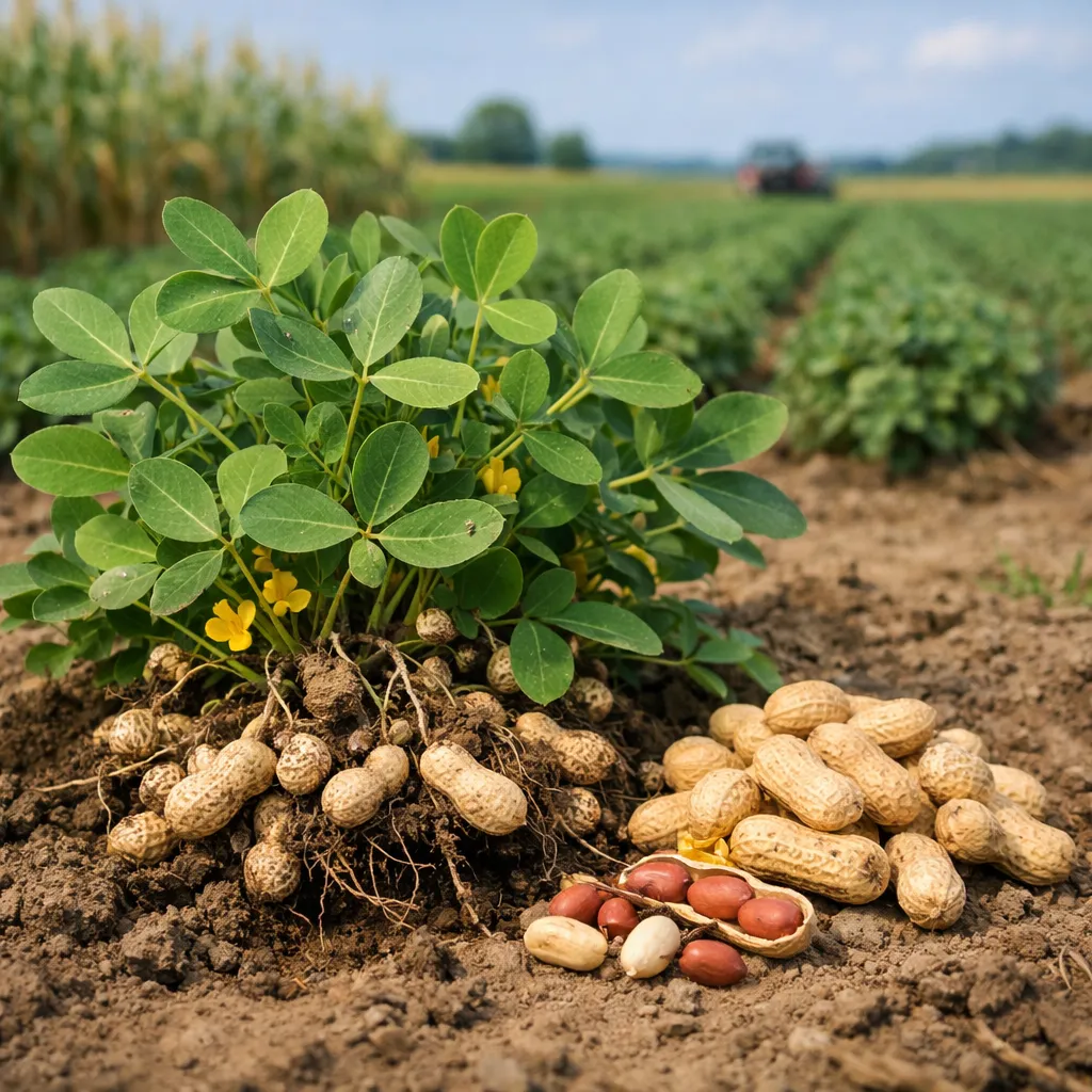 Orzeszek ziemny – Arachis hypogaea (roślina oleista)