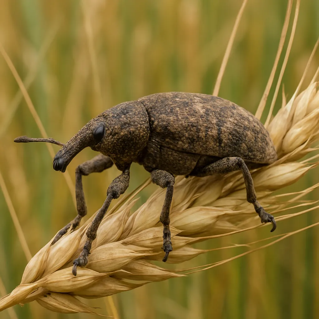 Strzygonia grubopalka – zboża, trawy