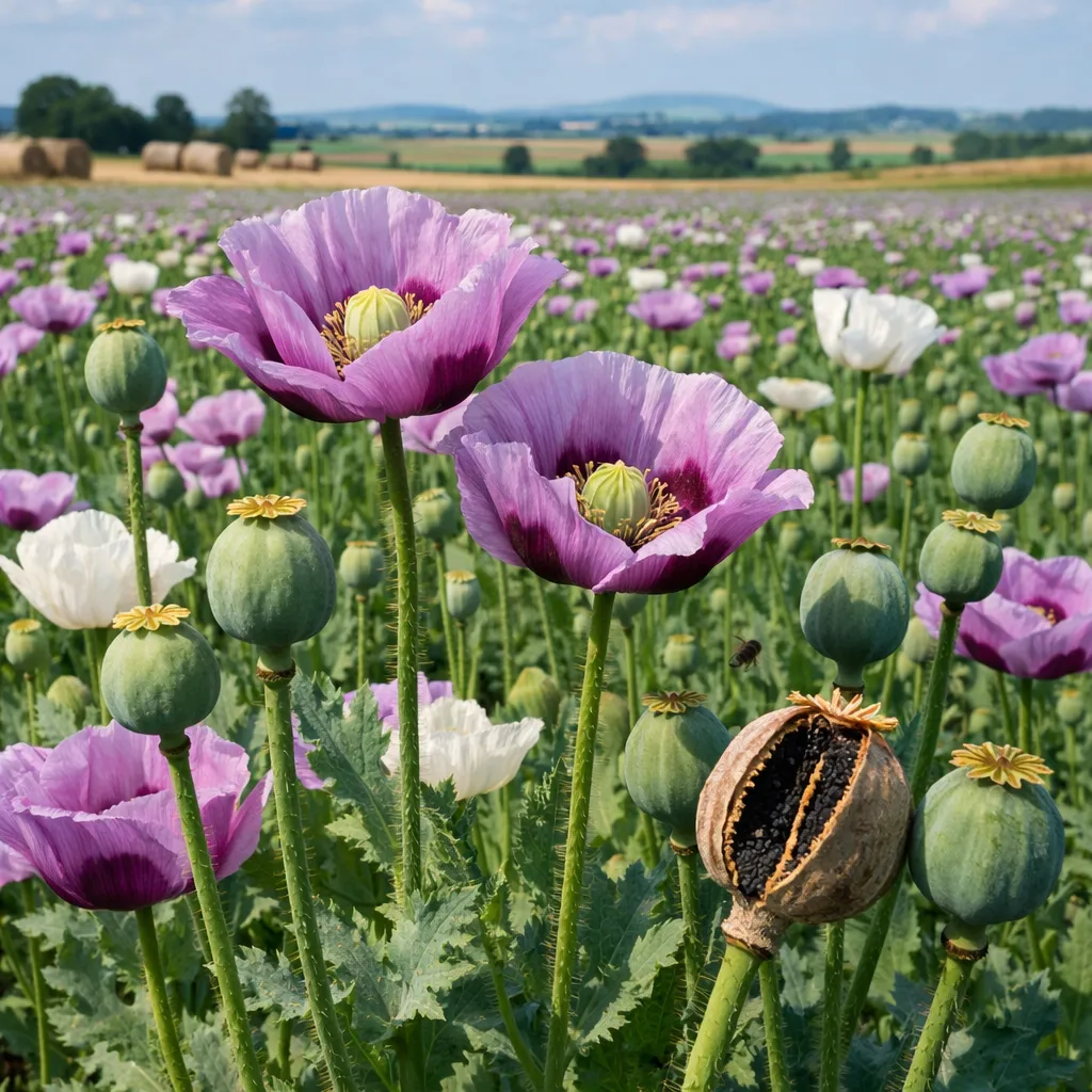 Mak lekarski – Papaver somniferum (roślina oleista)