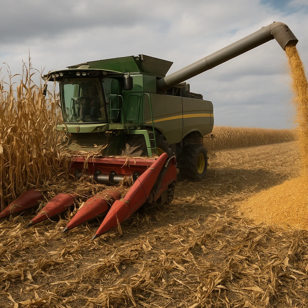 Najczęstsze błędy podczas zbioru kukurydzy kombajnem