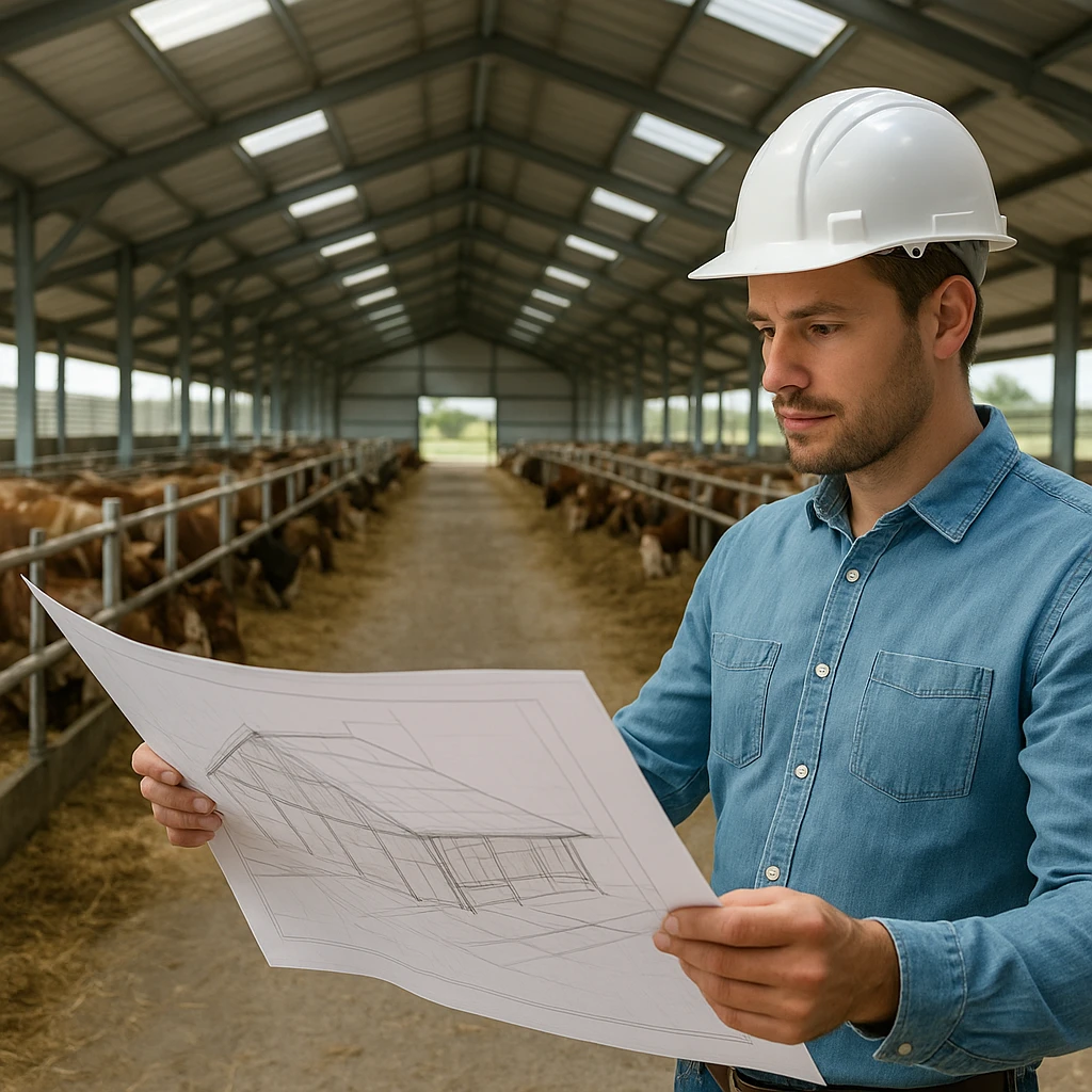 Projektowanie budynków inwentarskich zgodnie z zasadami dobrostanu