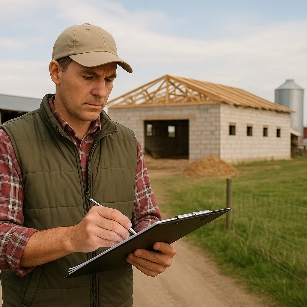 Kredyt na budowę obory, chlewni lub kurnika – wymagane dokumenty