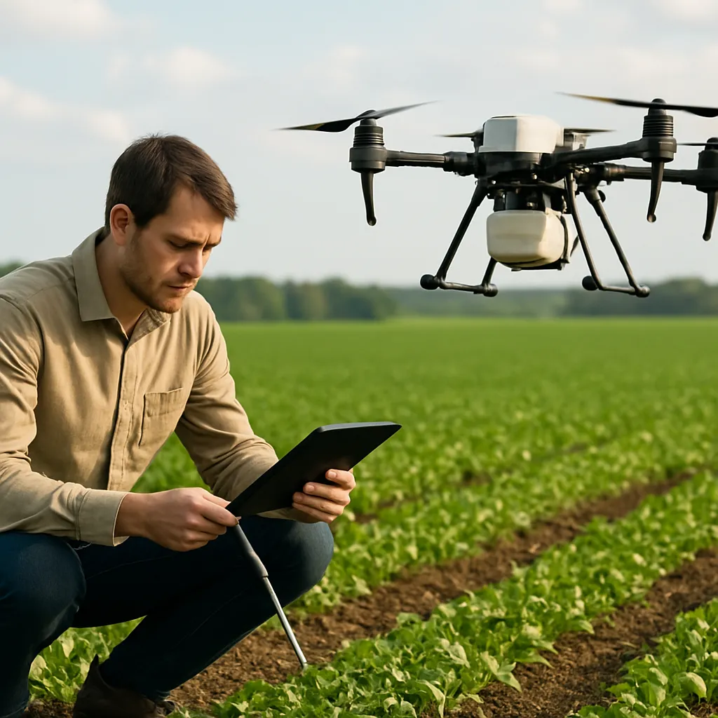 Analiza gleby i zmienne dawkowanie nawozów dzięki dronom