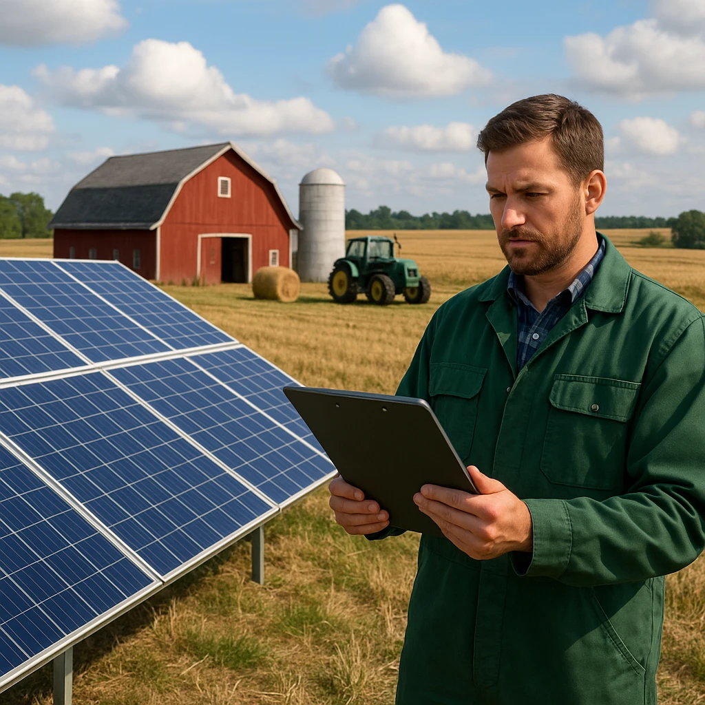 Ubezpieczenie fotowoltaiki w gospodarstwie rolnym