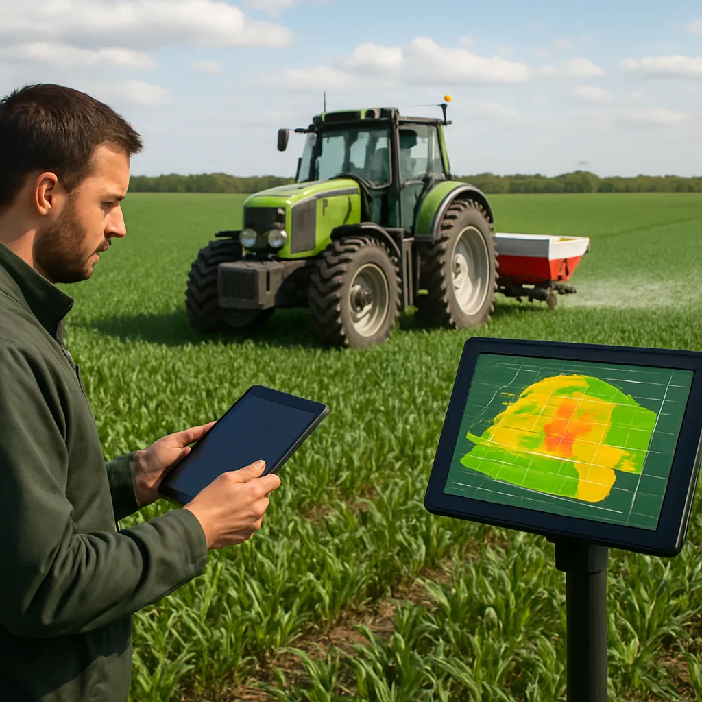 Precyzyjne nawożenie azotem dzięki mapom plonów