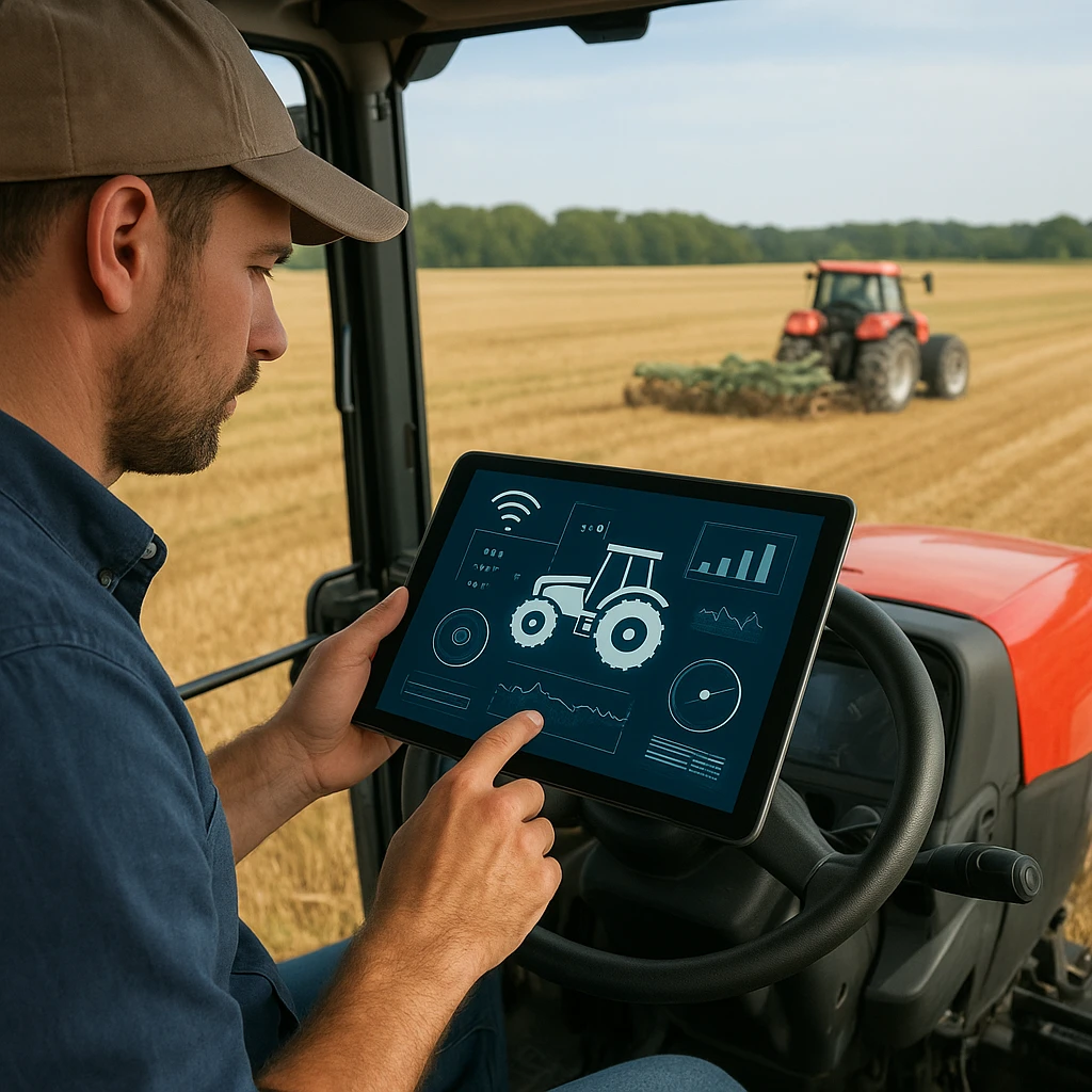 Technologia telematyki w maszynach rolniczych – monitoring pracy online