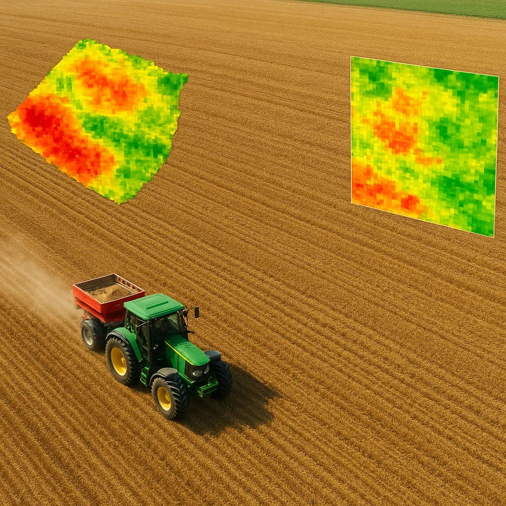 Rolnictwo precyzyjne w uprawie zbóż – mapy plonów i nawożenie zmienne