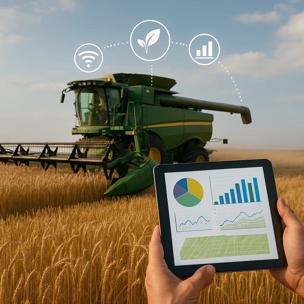 Inteligentne czujniki plonu w kombajnach – jak analizować dane?