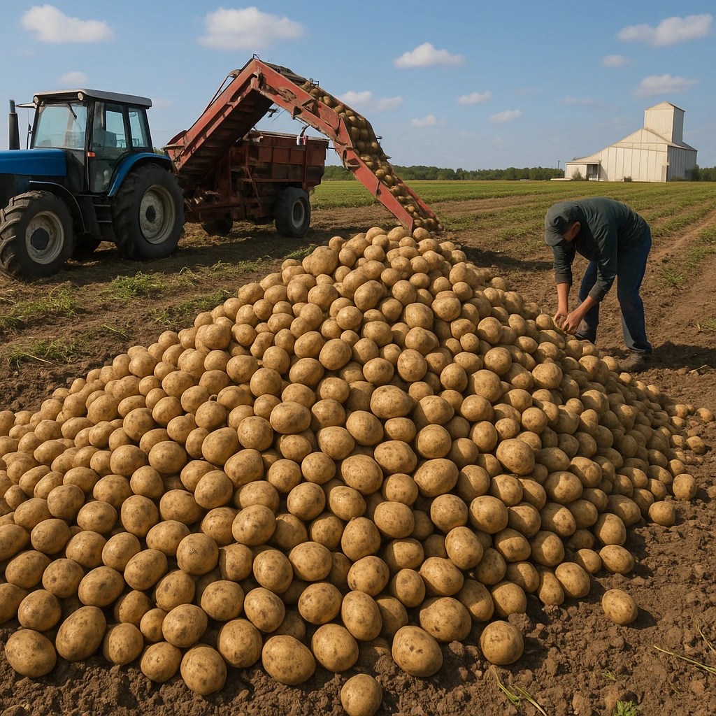 Produkcja ziemniaka skrobiowego na kontrakt z przetwórnią
