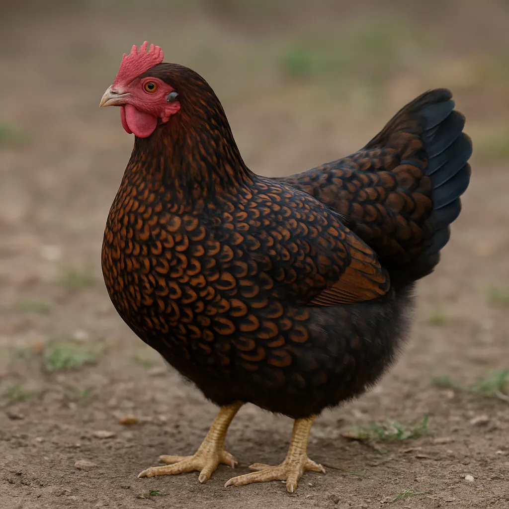 Barnevelder karzełek – Gallus gallus domesticus – kura