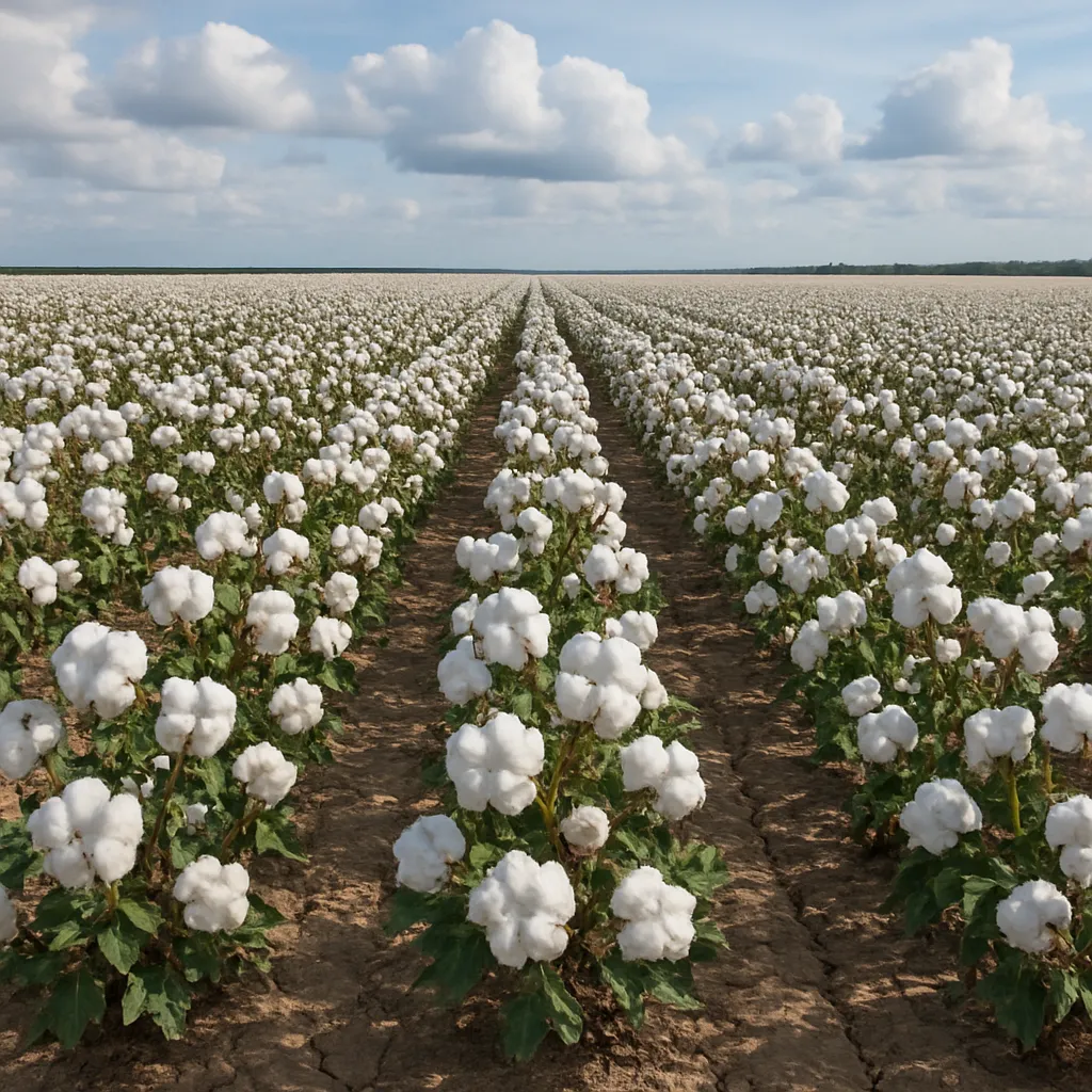 Największe plantacje bawełny