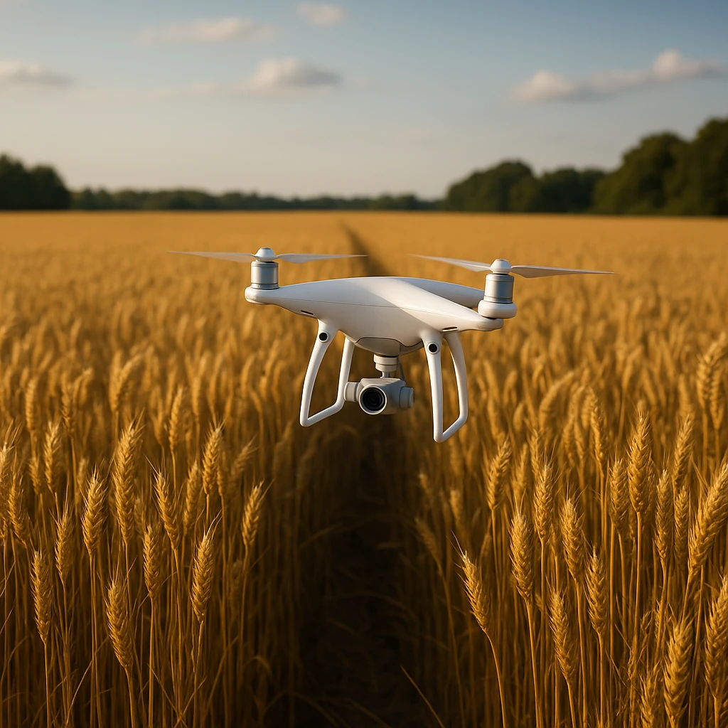 Wykorzystanie dronów w monitorowaniu plantacji zbóż