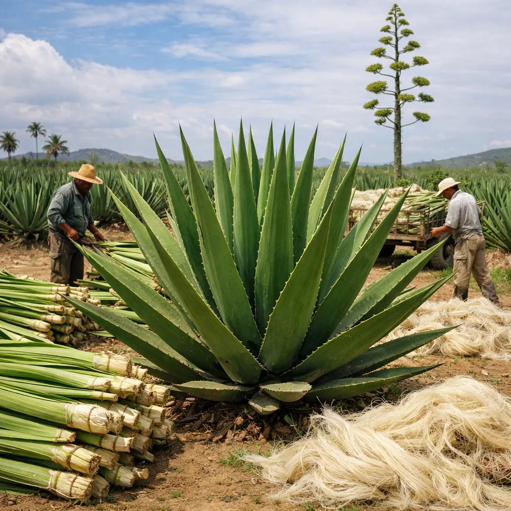 Agawa sizalowa – Agave sisalana (roślina włóknista)