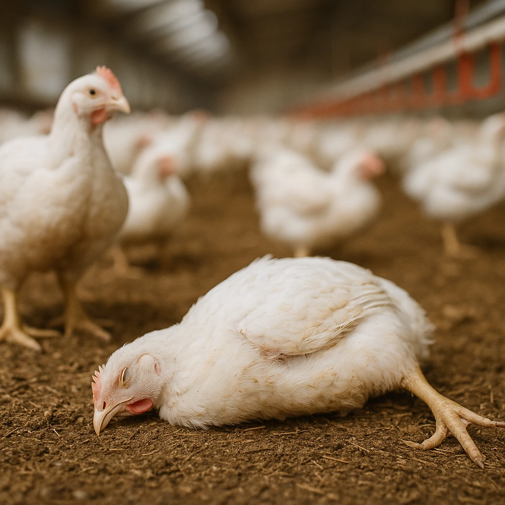 Zespół nagłej śmierci brojlerów – przyczyny i zapobieganie