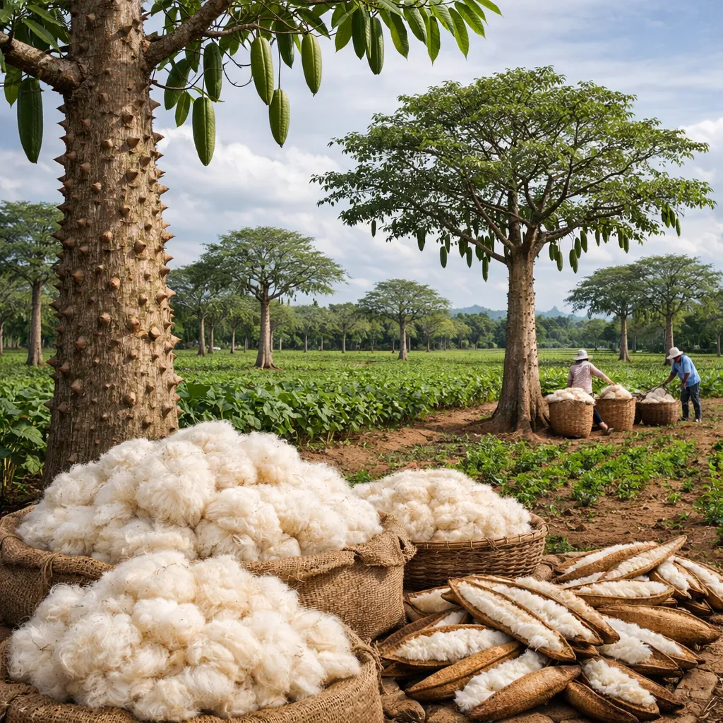Kapokowiec – Ceiba pentandra (roślina włóknista)