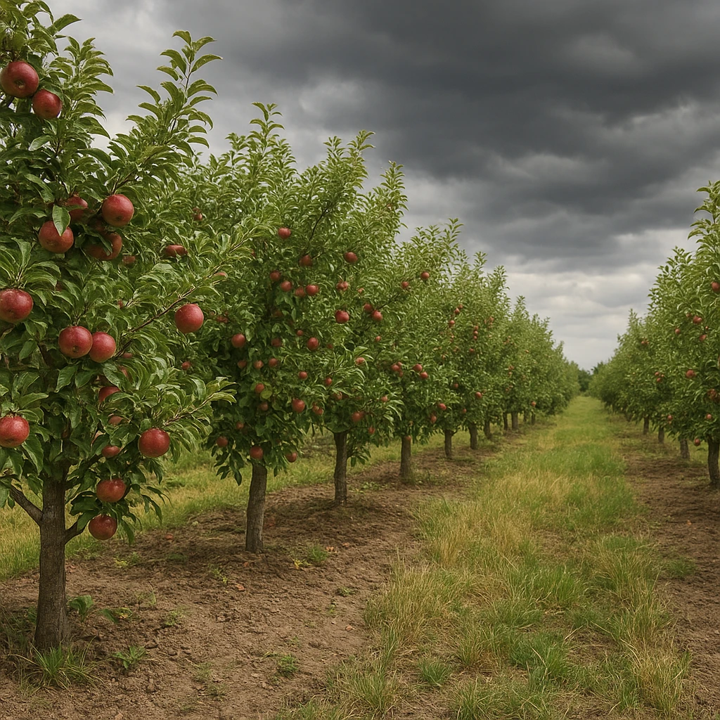 Wpływ zmian klimatu na sadownictwo w Polsce