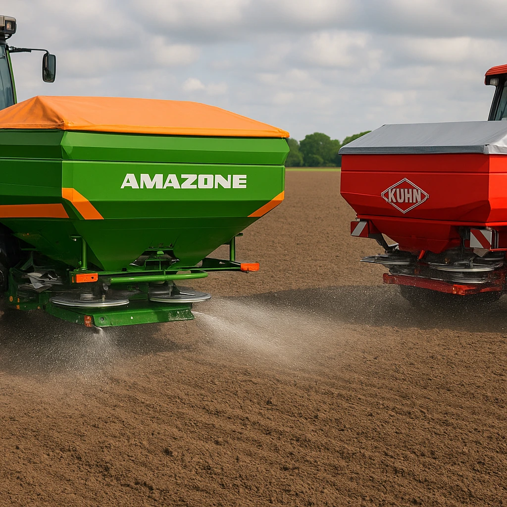Nowoczesne rozsiewacze Amazone i Kuhn – przegląd technologii