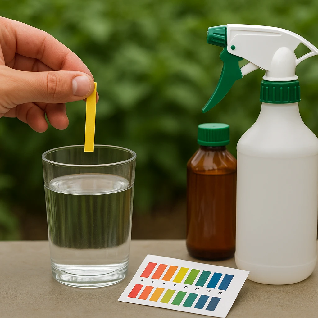 Jakie znaczenie ma pH wody przy sporządzaniu cieczy roboczej?