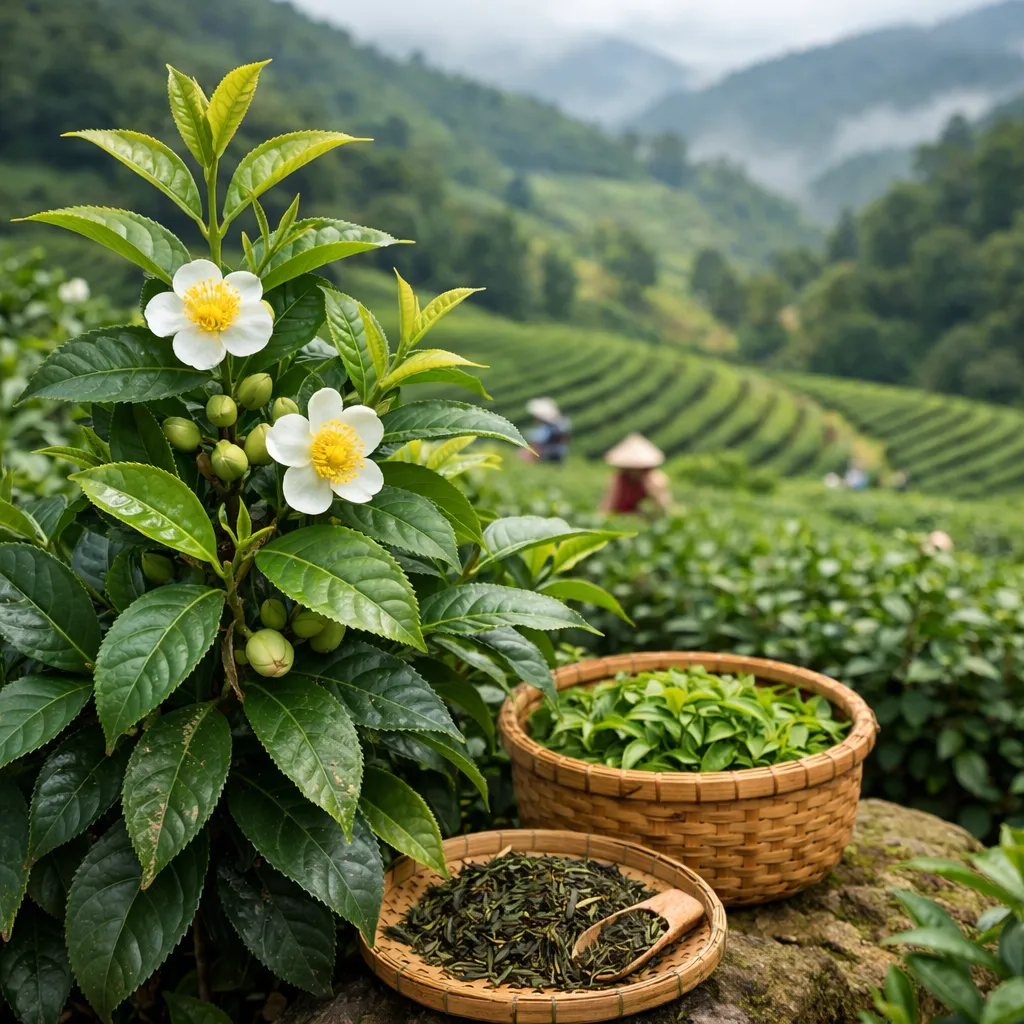 Herbata chińska – Camellia sinensis (roślina przemysłowa)