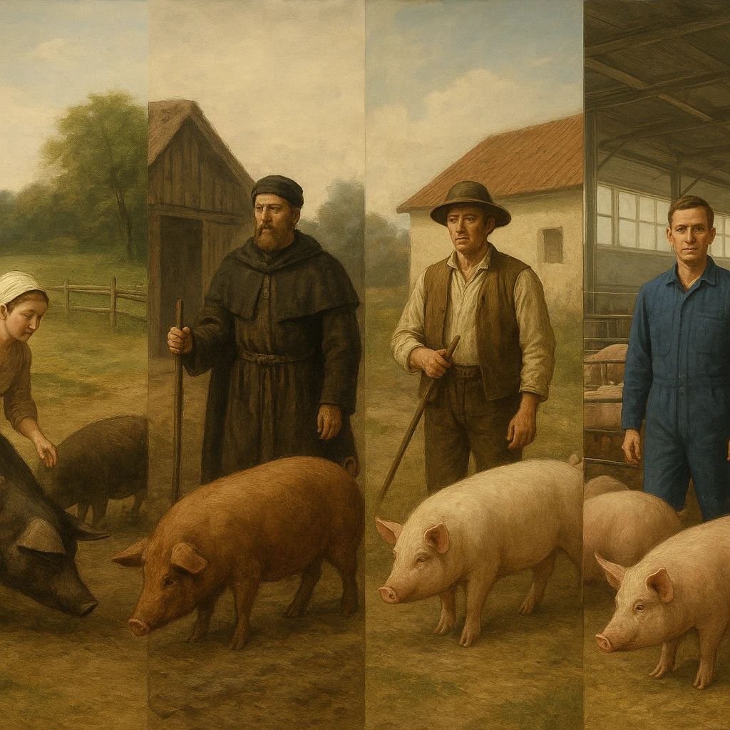 Rozwój hodowli trzody chlewnej na przestrzeni wieków