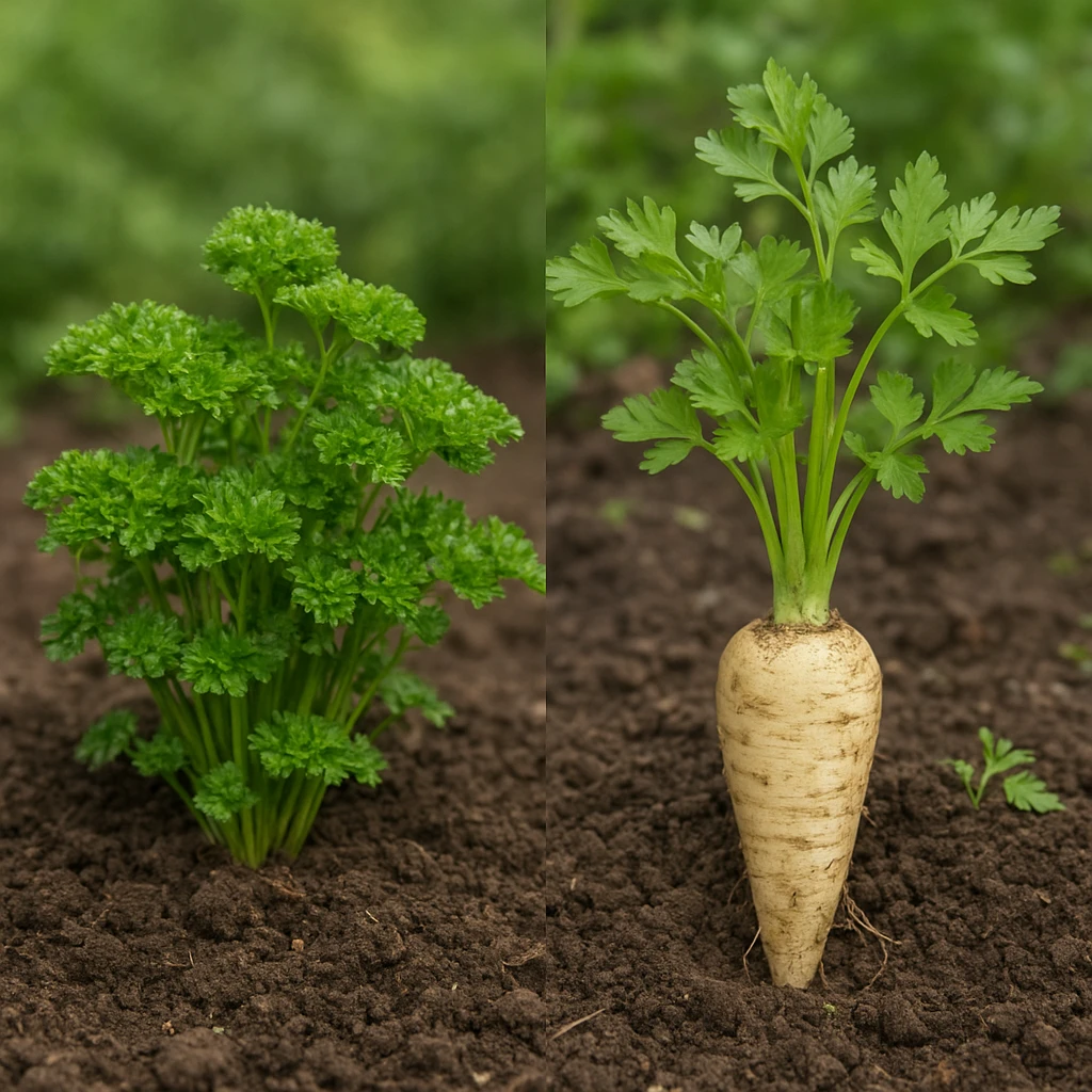 Uprawa pietruszki naciowej i korzeniowej – różnice w pielęgnacji