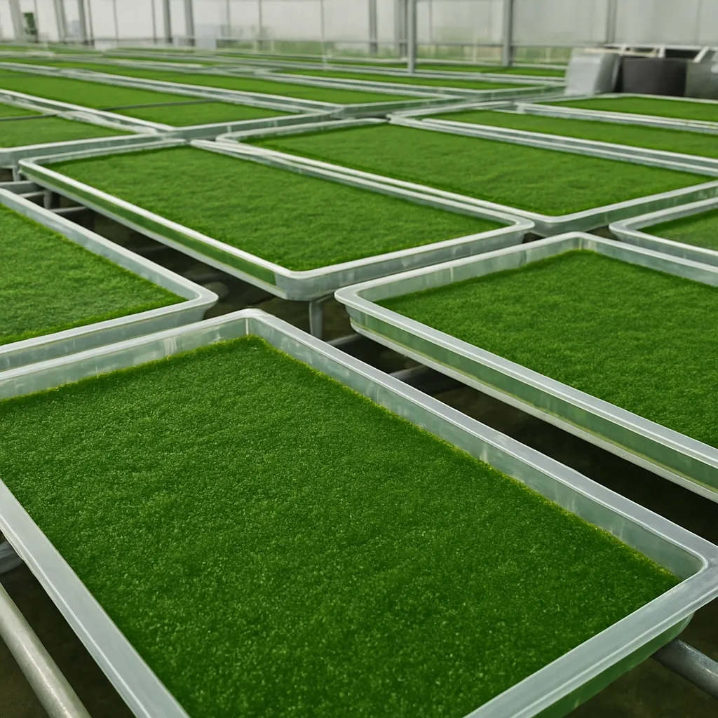 Uprawa alg jadalnych (chlorella)