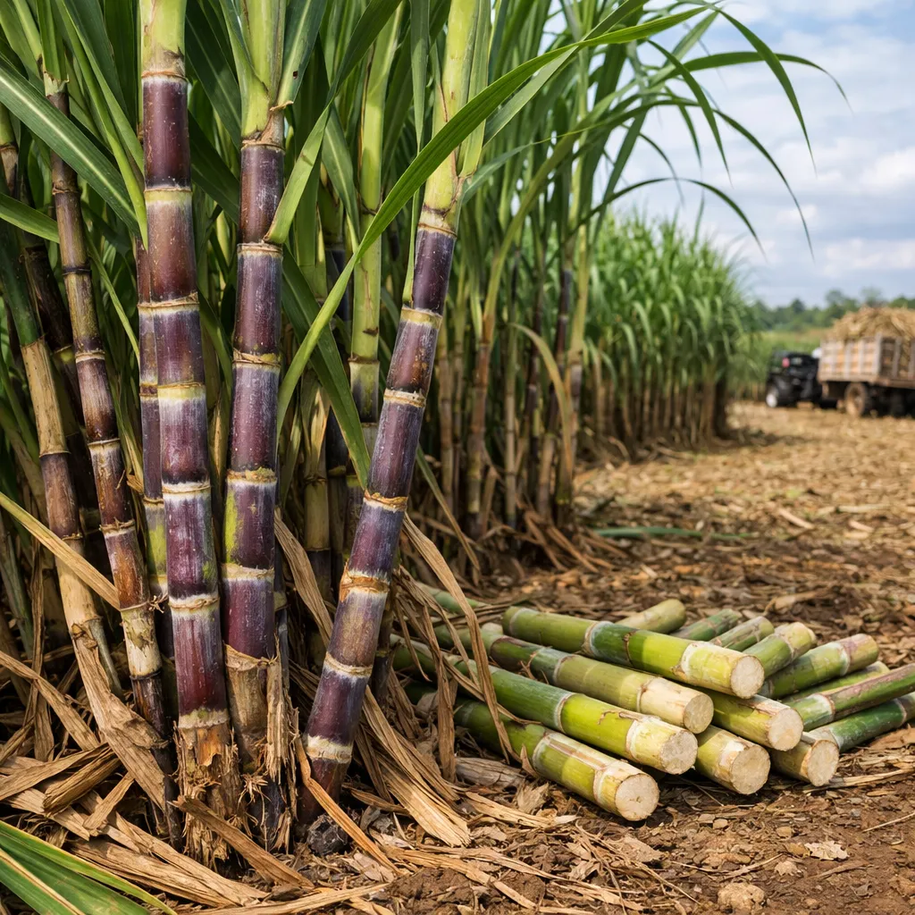Trzcina cukrowa – Saccharum officinarum (roślina przemysłowa)