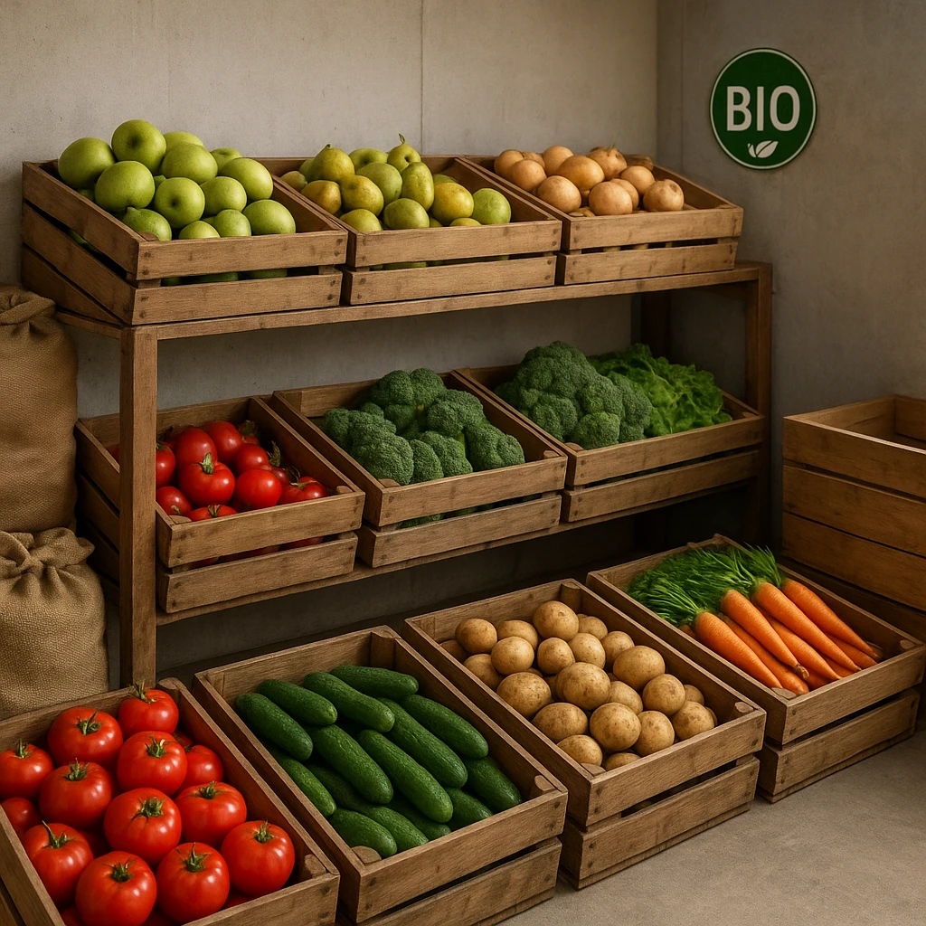 Magazynowanie warzyw i owoców w gospodarstwie BIO