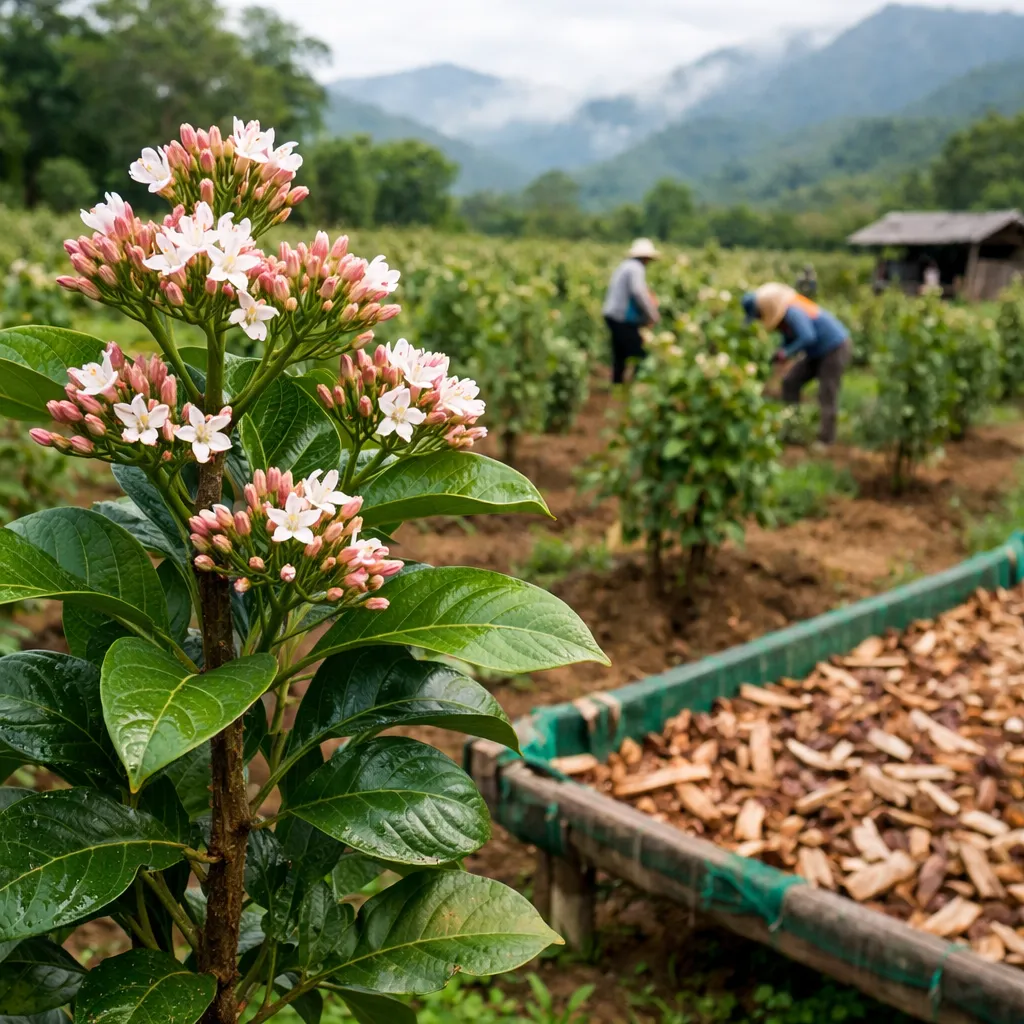 Chinowiec lekarski – Cinchona officinalis (roślina przemysłowa)