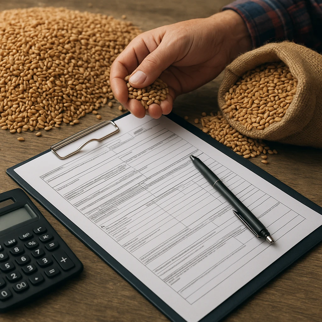 Sprzedaż zboża do skupu – jak prawidłowo udokumentować podatkowo