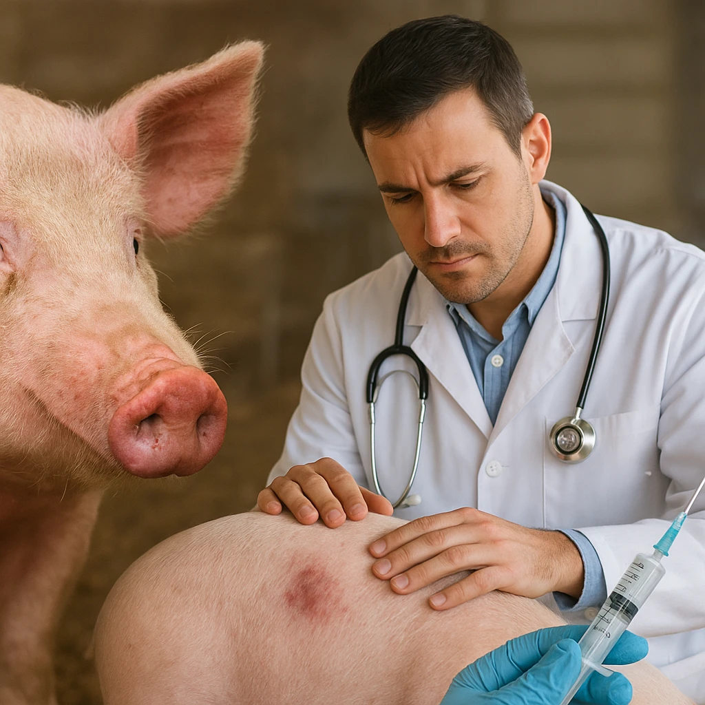 Różyca świń – objawy, leczenie i szczepienia