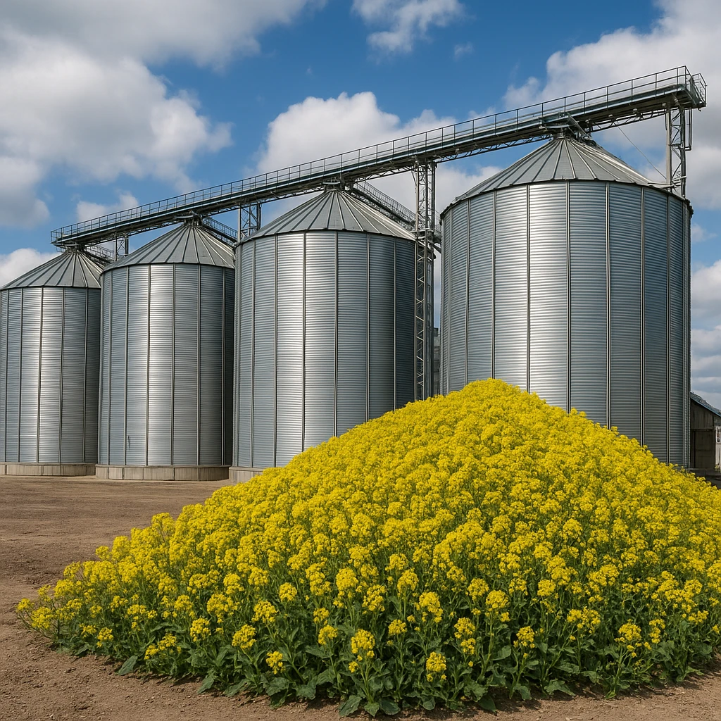 Magazynowanie rzepaku w silosach – najważniejsze zasady