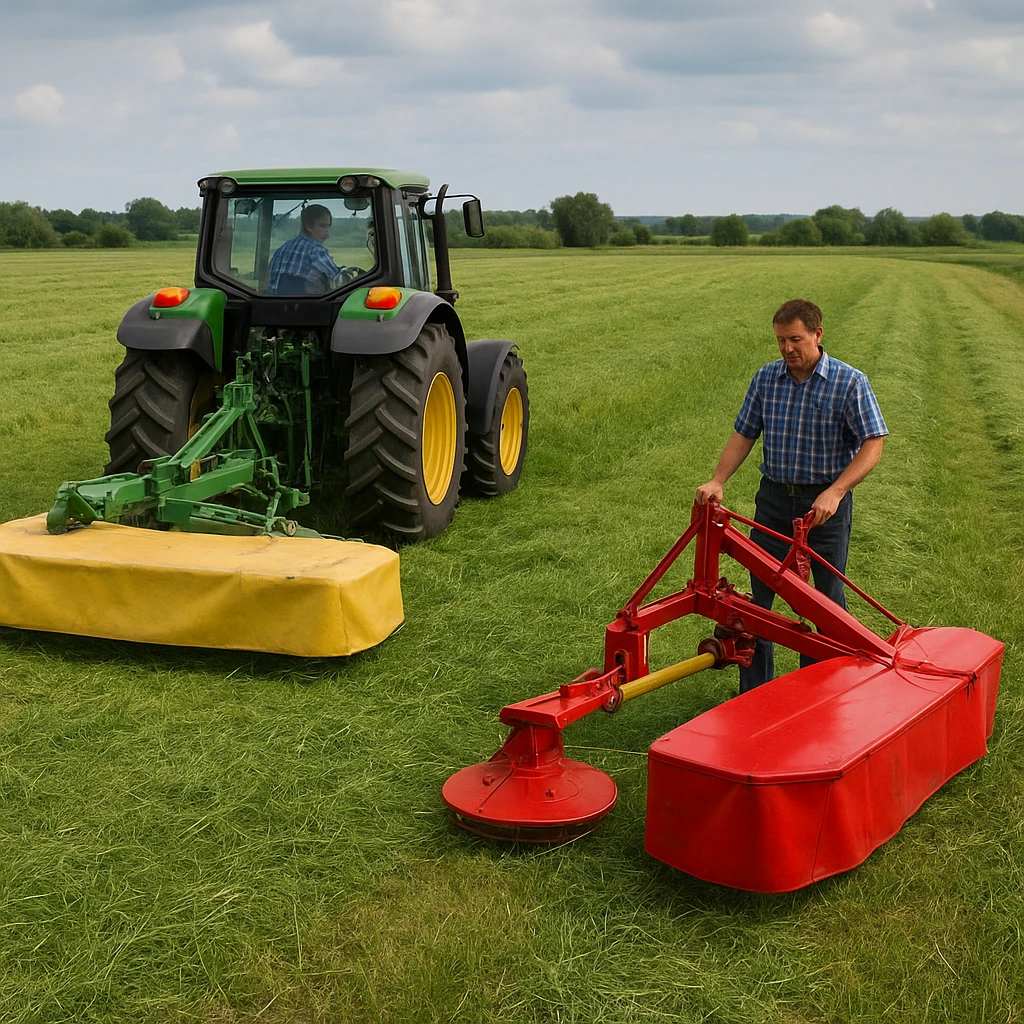 Kosiarki dyskowe czy bębnowe – co wybrać do produkcji pasz?