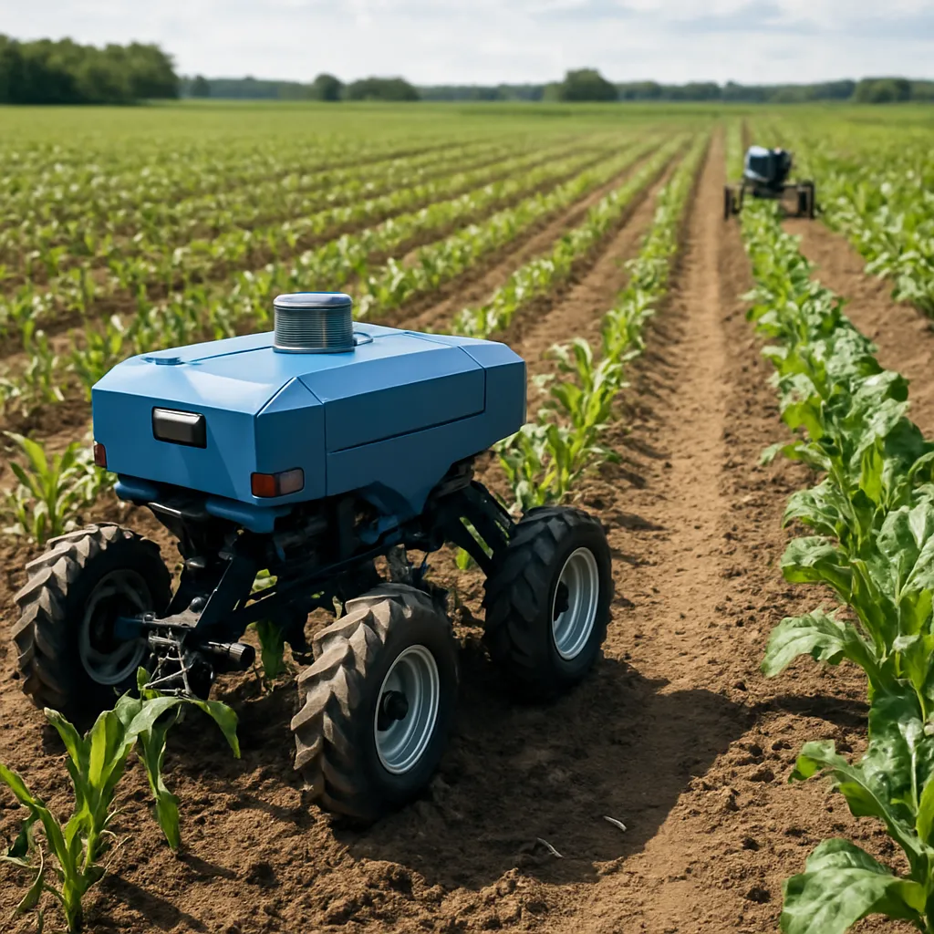 Roboty do pielęgnacji międzyrzędzi w kukurydzy i buraku