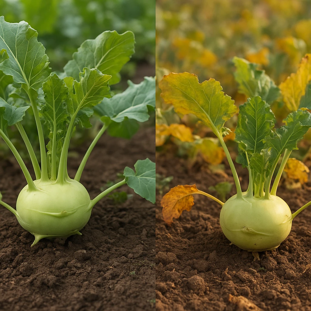 Uprawa kalarepy w cyklu wiosennym i jesiennym