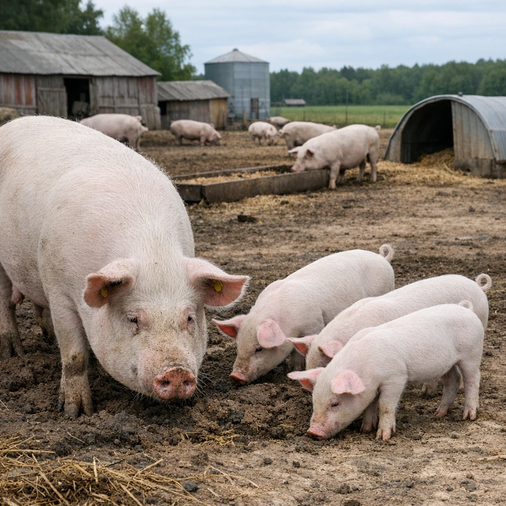 Latvian White – Sus scrofa domesticus – trzoda chlewna