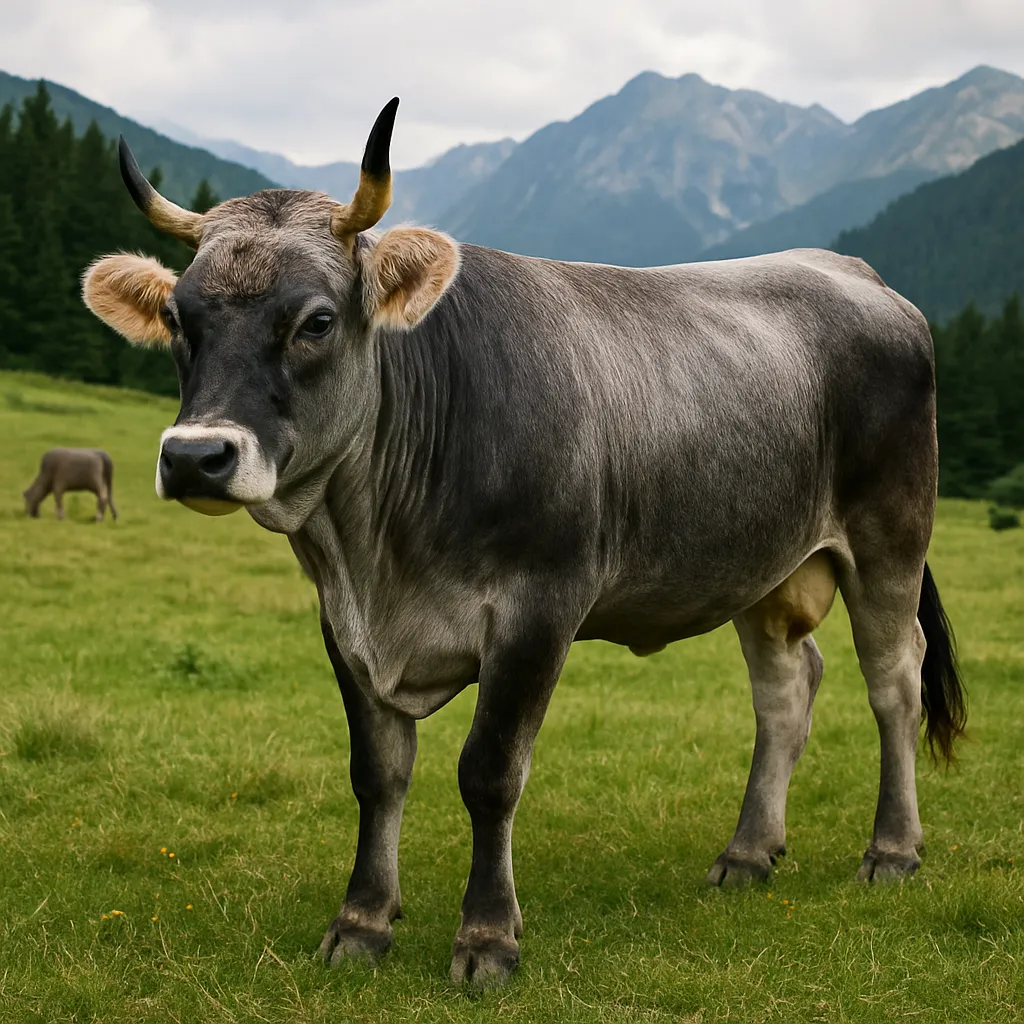 Bydło rasy Grey Alpine