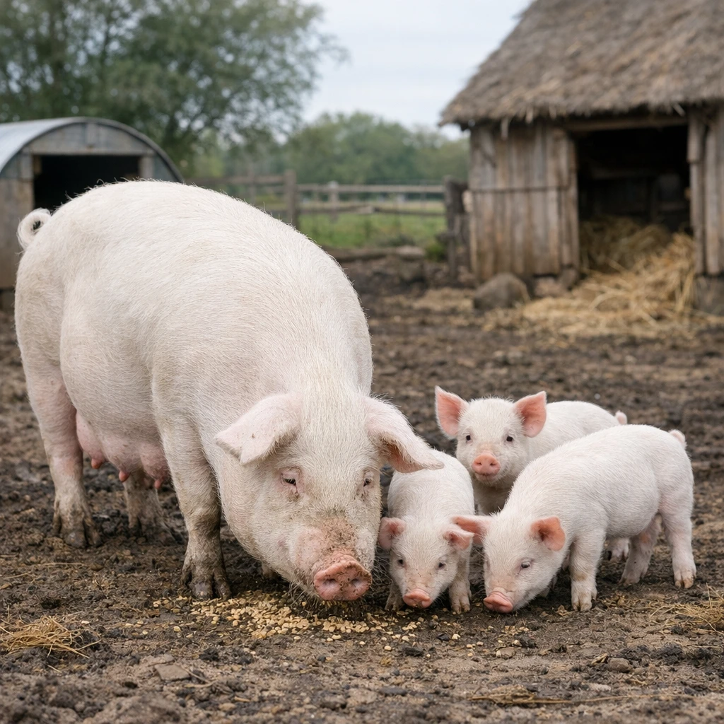 Finnish Landrace – Sus scrofa domesticus – trzoda chlewna