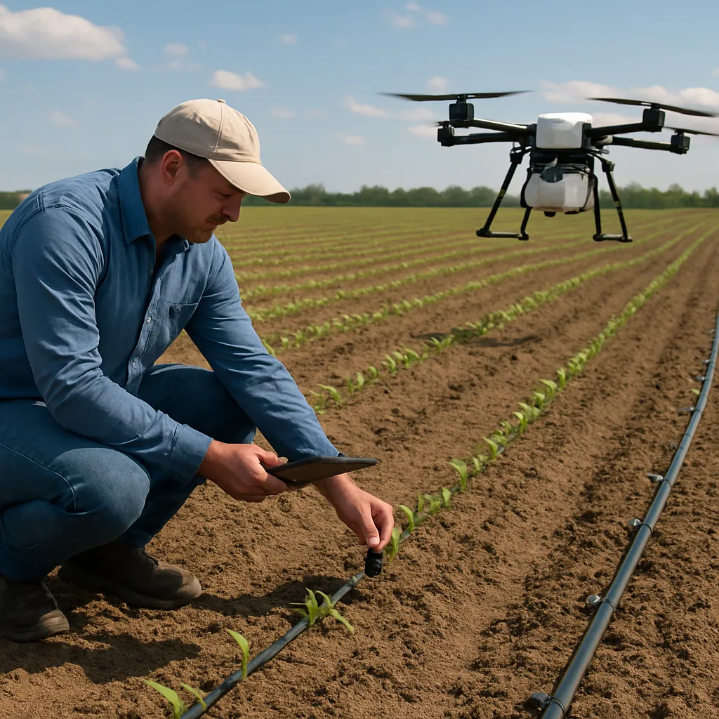 Jak przygotować pole do oprysku dronem