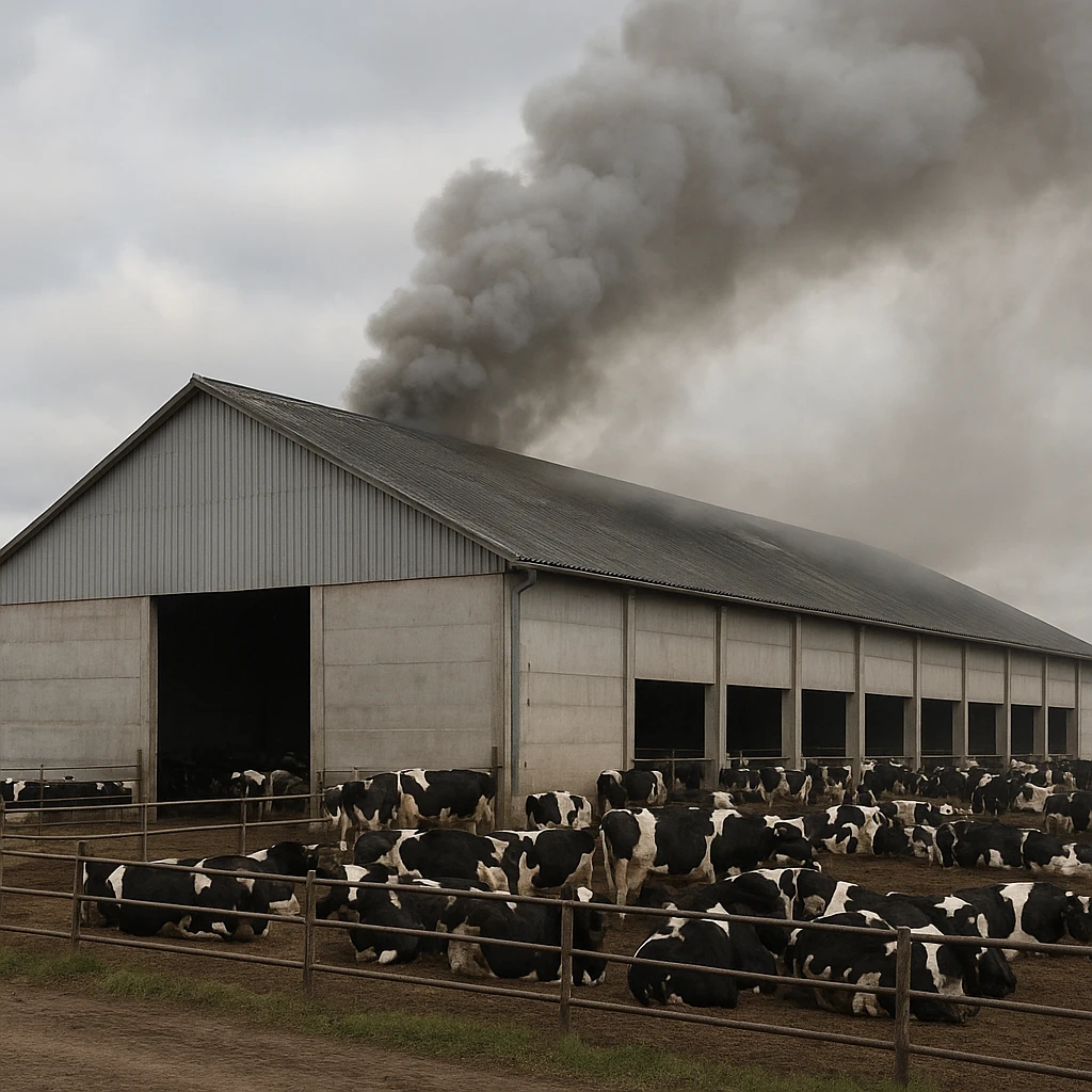 Wysokość budynku inwentarskiego a jakość powietrza
