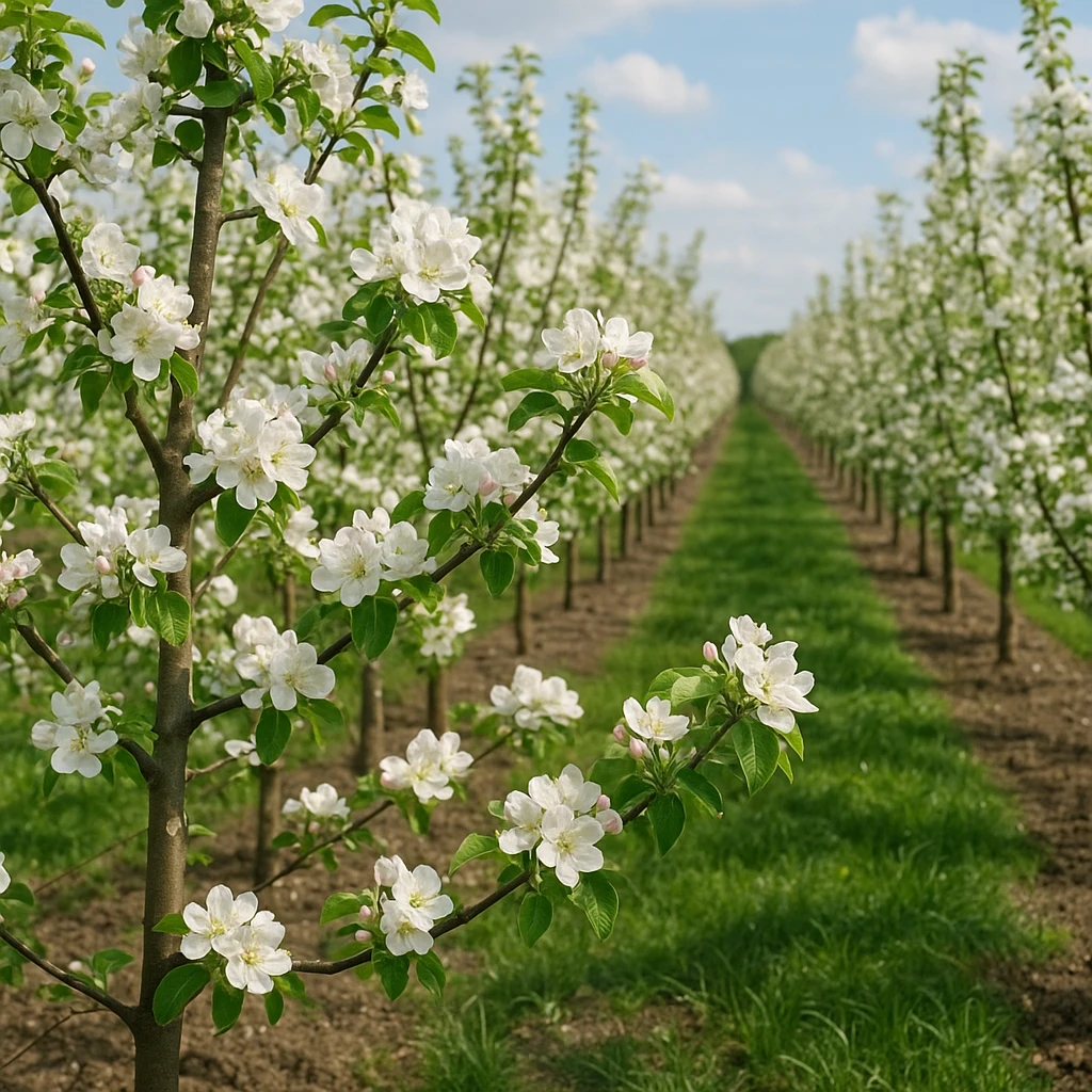 Dobór odmian zapylających w sadzie jabłoniowym