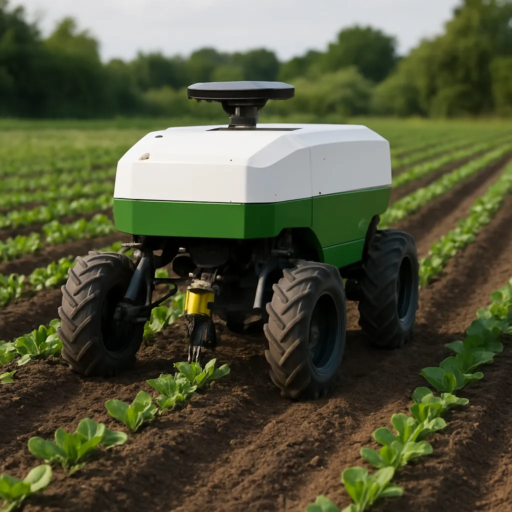 Autonomiczne roboty do siewu punktowego w uprawach warzywnych