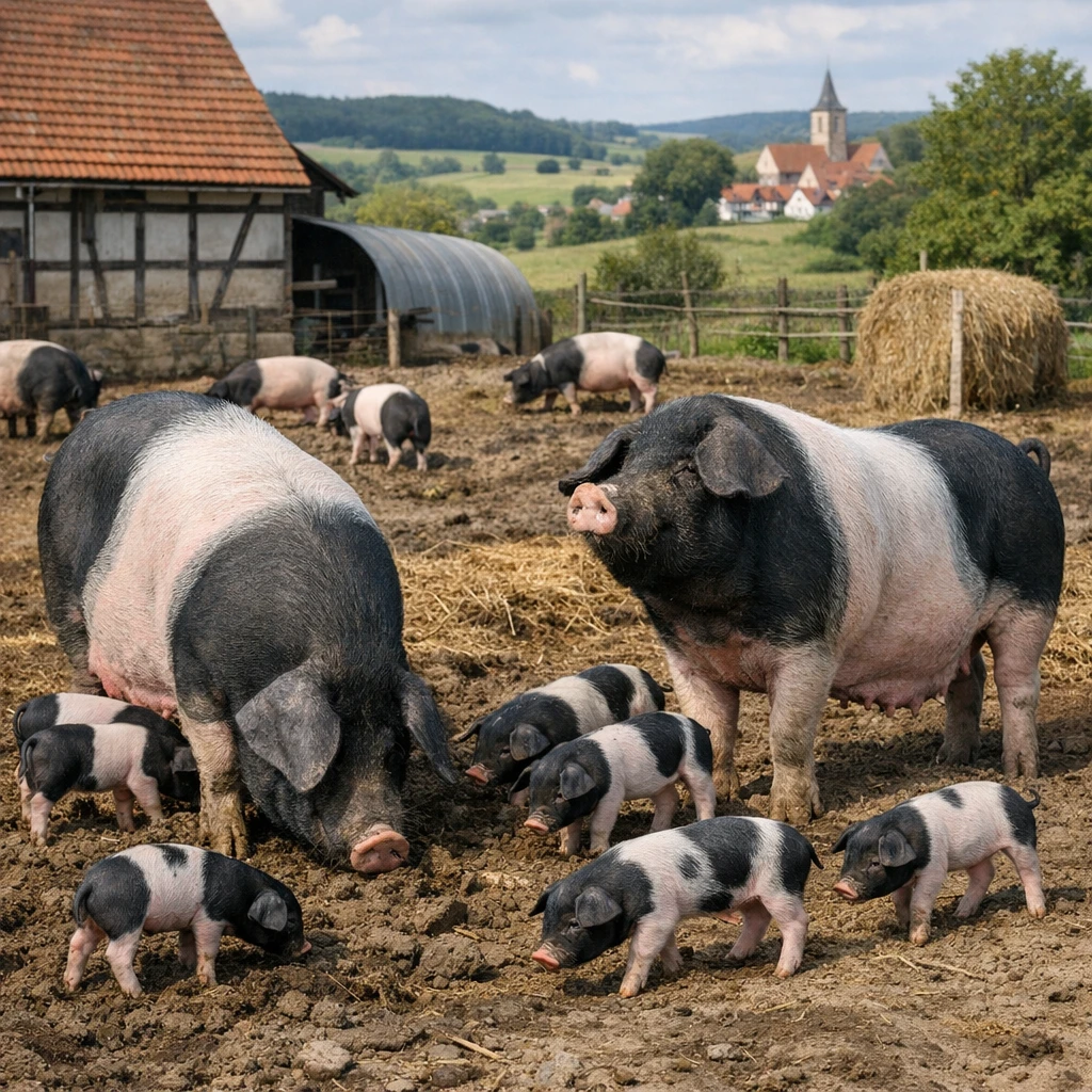 Schwäbisch-Hällisches – Sus scrofa domesticus – trzoda chlewna