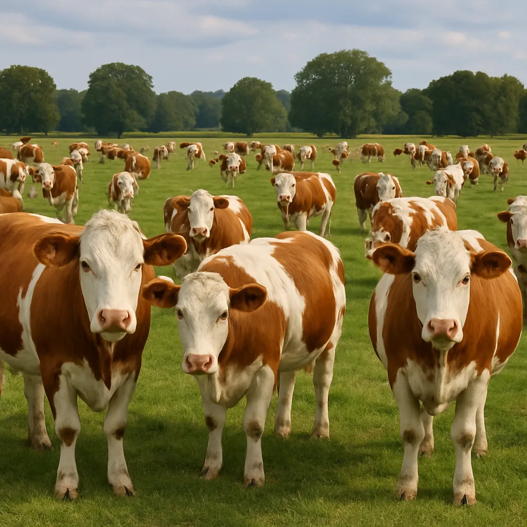 Największe hodowle bydła simmental