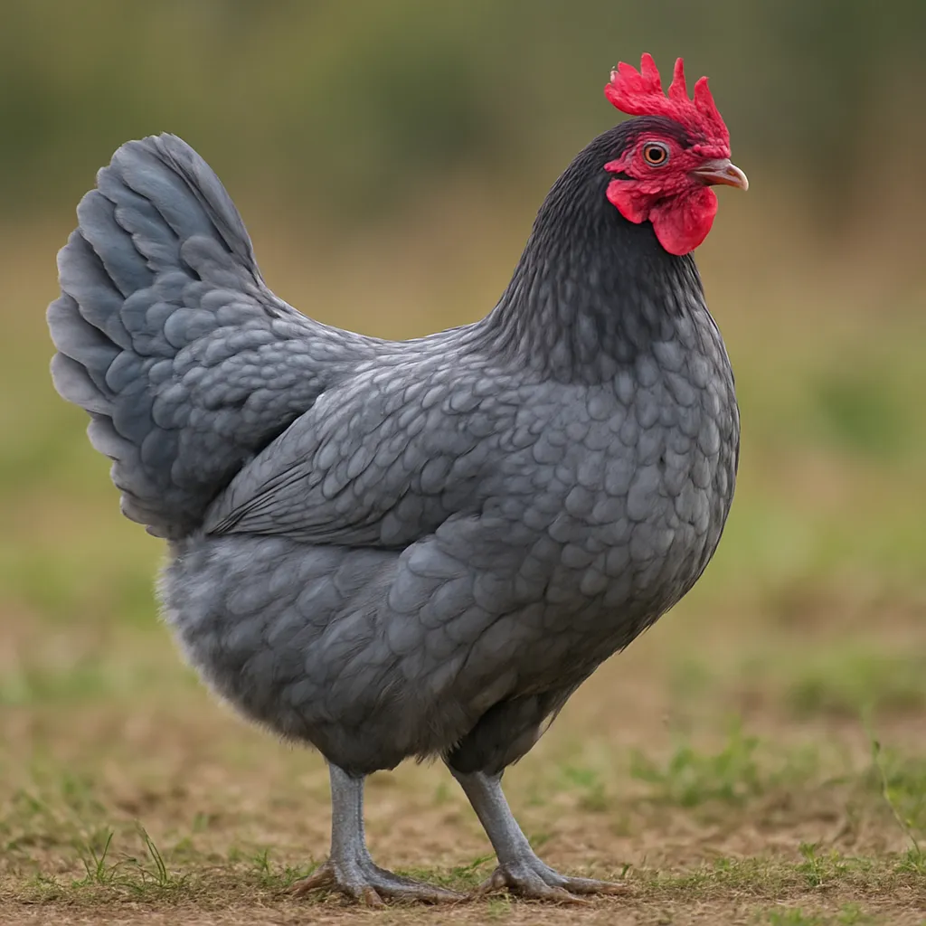Bresse Gauloise Bleue – Gallus gallus domesticus – kura
