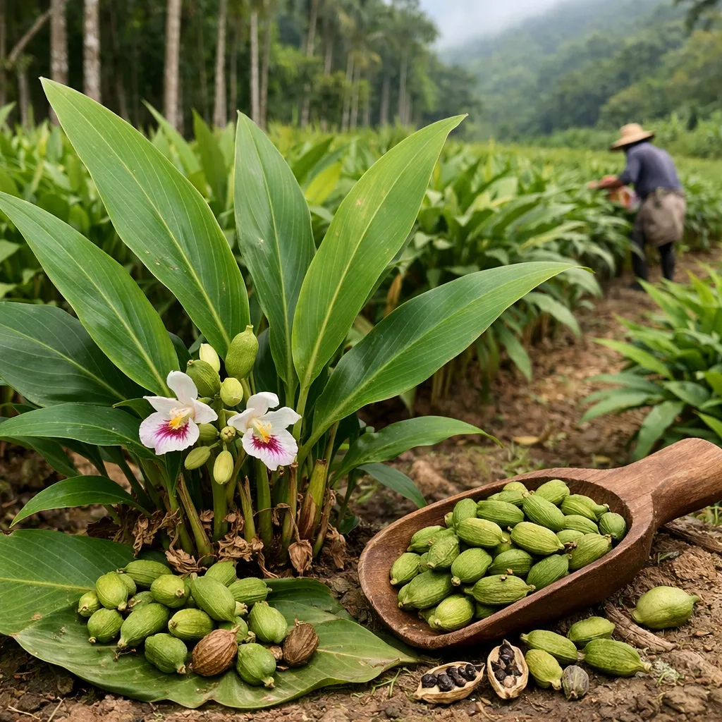 Kardamon malabarski – Elettaria cardamomum (roślina przyprawowa)