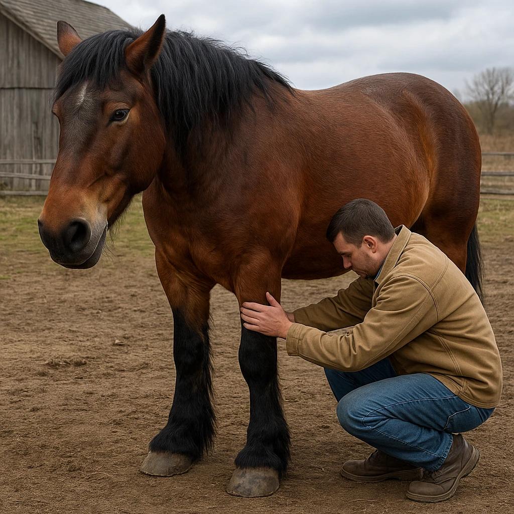 Kolka u koni roboczych – przyczyny i pierwsza pomoc